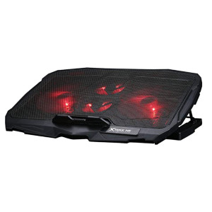 Xtrike Me FN-802 - Laptop Cooling Pad with Red Backlight Cooling Fan