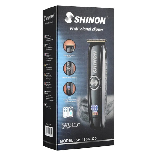 Shinon SH-1966LCD Professional Hair And Beard Trimmer