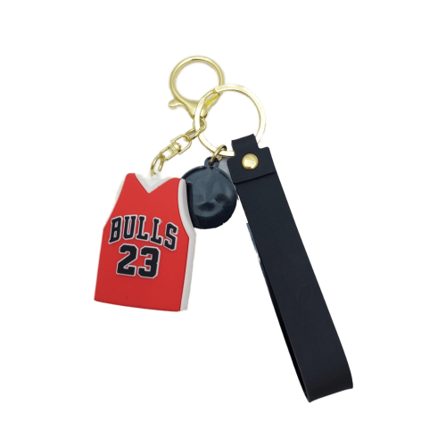 Bulls/Jordan Printed 3D Rubber Keyring