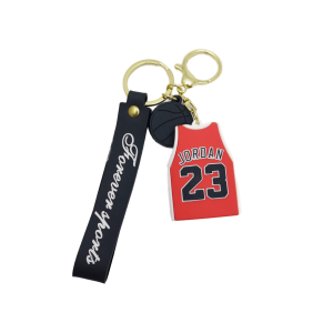 Bulls/Jordan Printed 3D Rubber Keyring