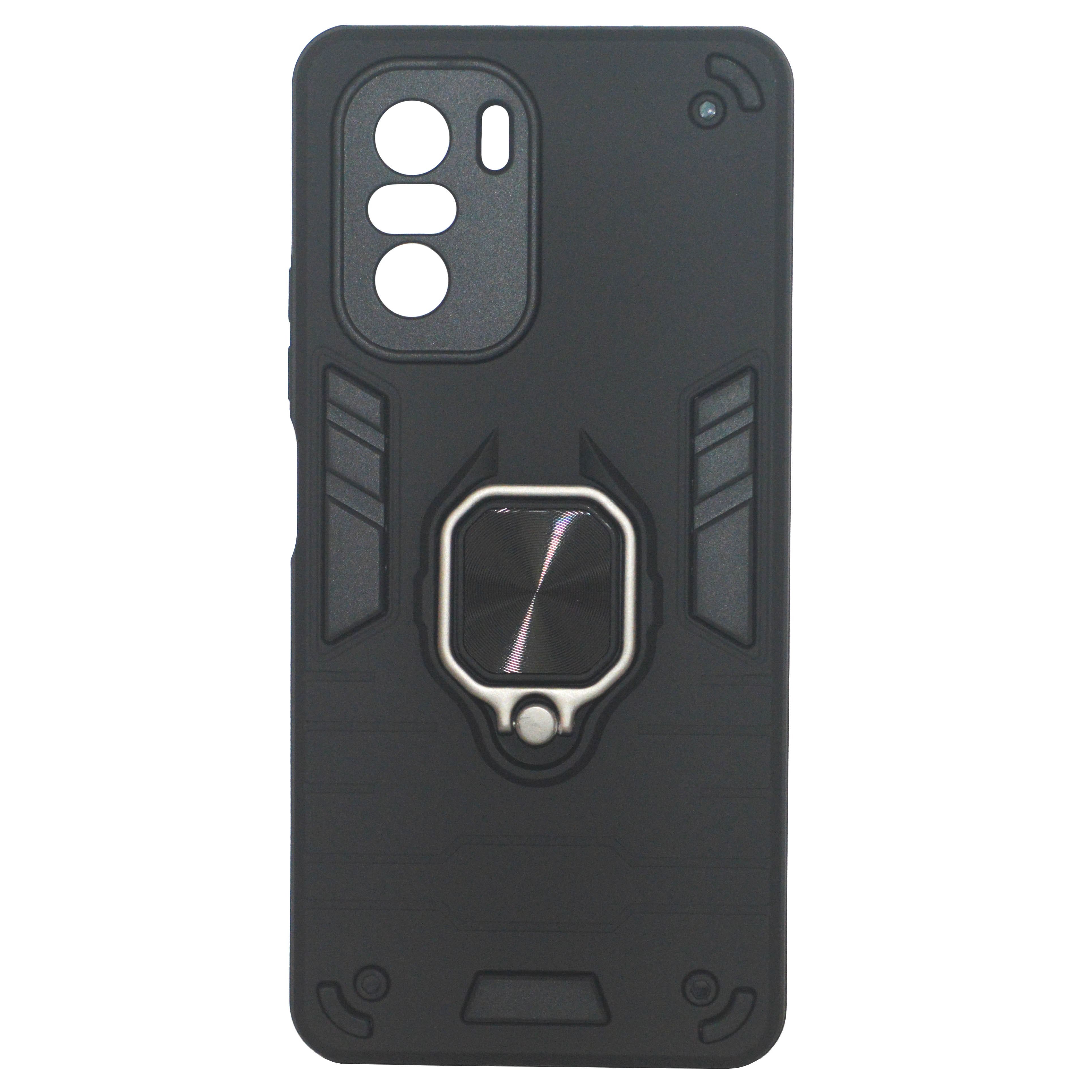 Poco F3 Armor Integration Camera protection, Support Magnetic Car Mounts, Stylish Dual Layer Hard PC Back Cover