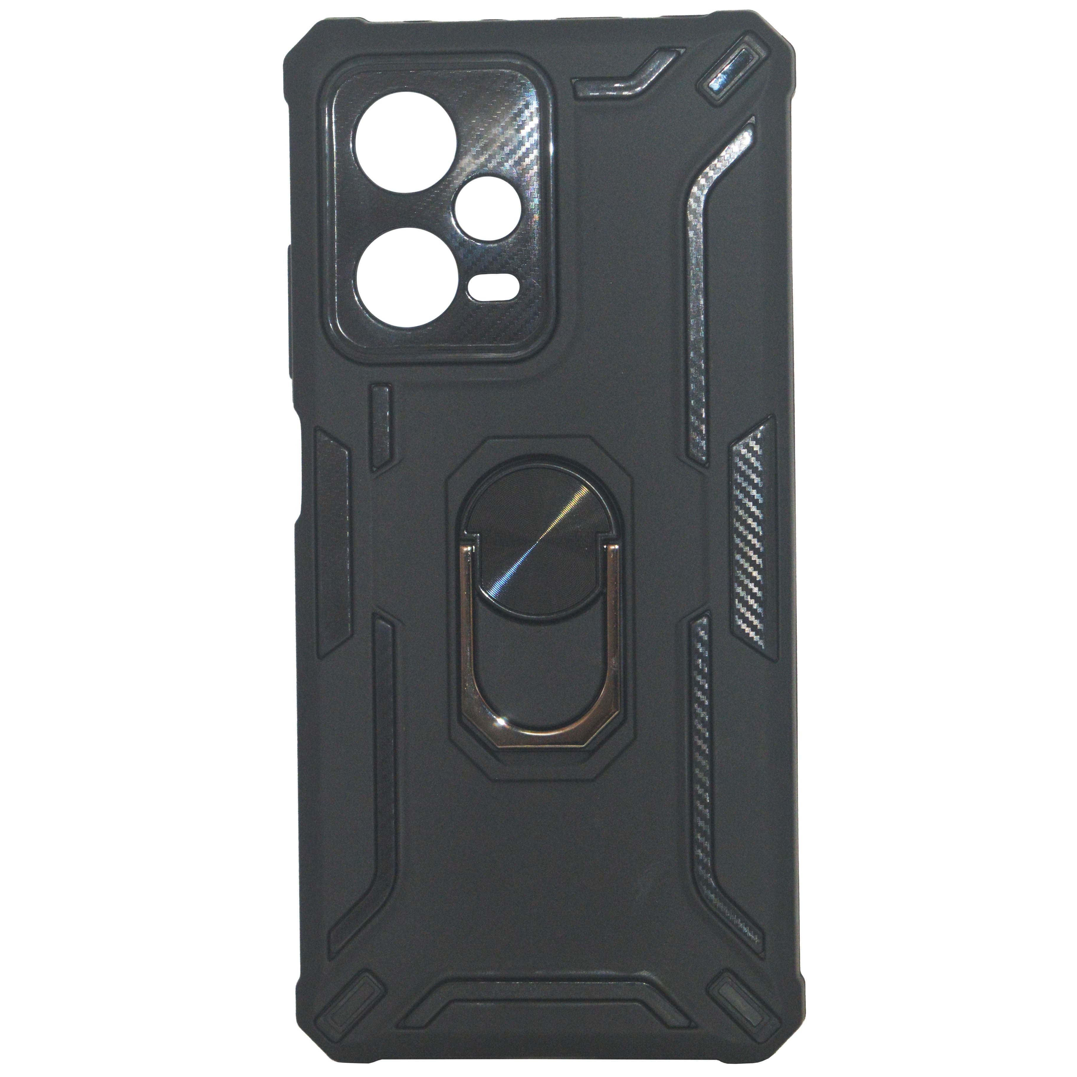 Redmi 12 Pro 5G Armor Integration Camera protection, Support Magnetic Car Mounts, Stylish Dual Layer Hard PC Back Cover