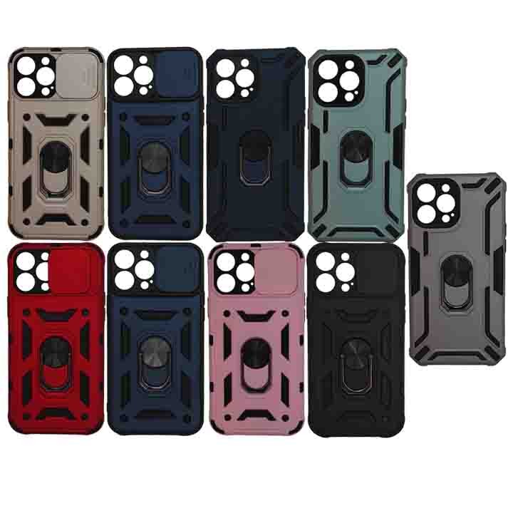 Iphone 13 Pro Max Armor Integration Camera protection, Support Magnetic Car Mounts, Stylish Dual Layer Hard PC Back Cover