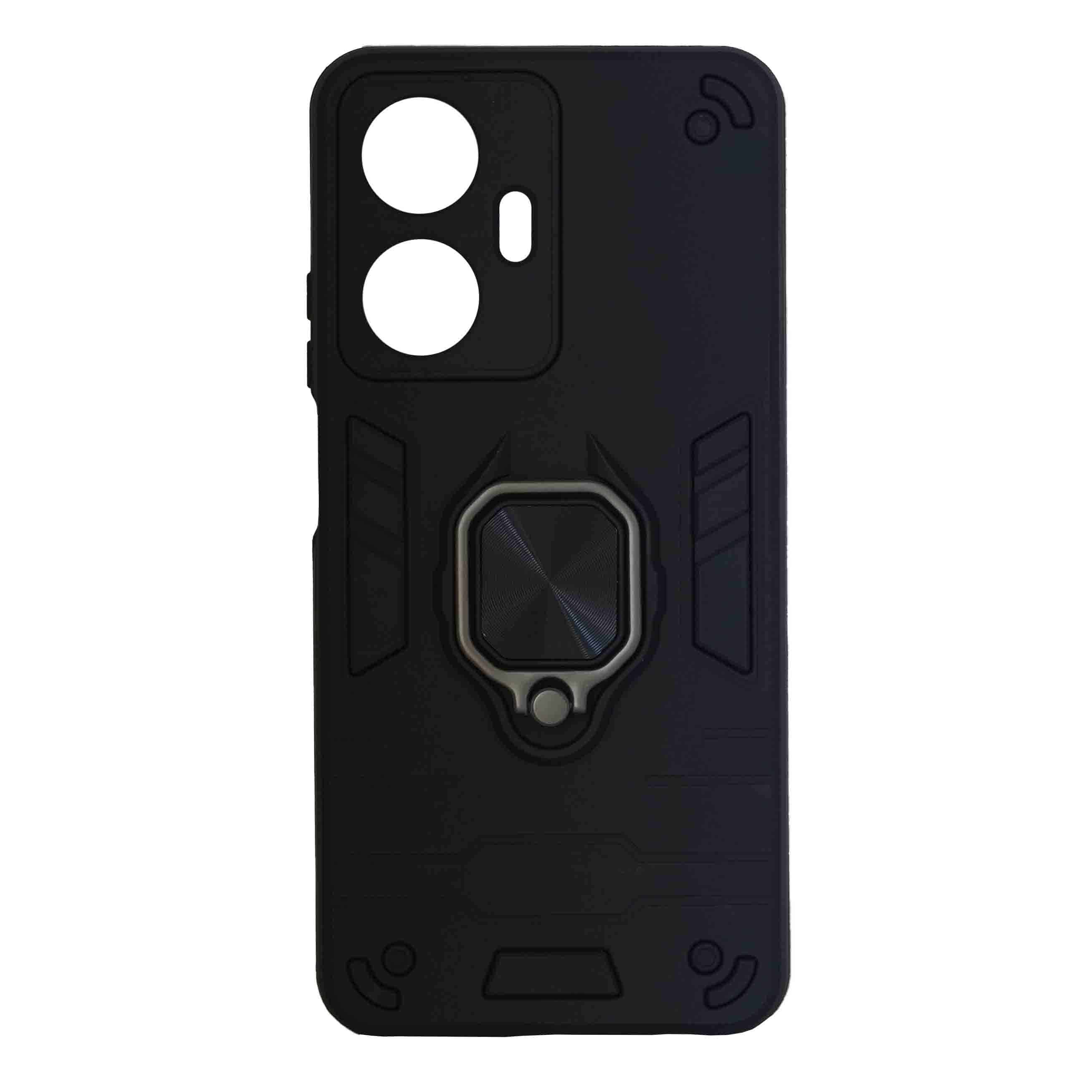 Realme Narzo N55 Armor Integration Camera protection, Support Magnetic Car Mounts, Stylish Dual Layer Hard PC Back Cover