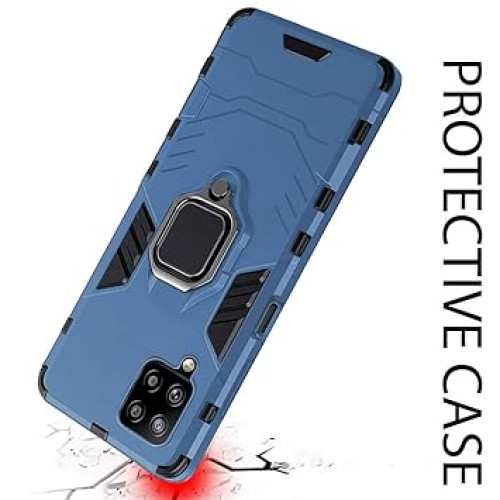 Samsung M33 Armor Cover Military Grade Protection Built-in Kickstand Car Holder Mobile Phone Case