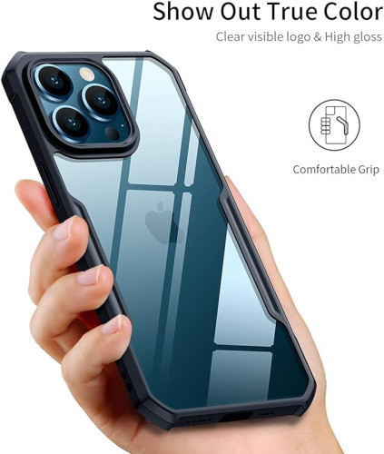 IP 12 MINI XUNDD Case Integrated Camera Cover, Military Grade Drop Tested, Slim Clear Back With Shockproof Soft TPU Bumper Frame Cover