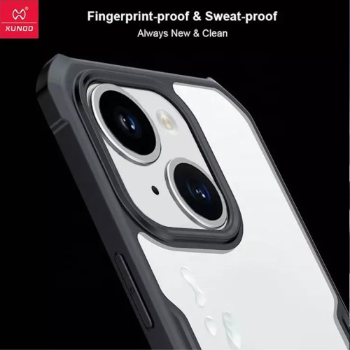 Iphone 15 Plus XUNDD Case Max Integrated Camera Protection, Military Grade Drop Tested, Slim Clear Back With Shockproof Soft TPU Bumper Frame Cover