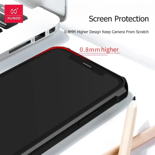 iphone XS-X Integrated Camera Protection, Military Grade Drop Tested, Slim Clear Back With Shockproof Soft TPU Bumper Frame Cover