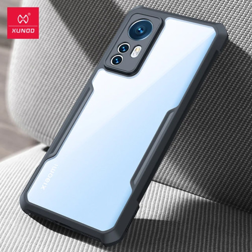 Mi 12  Mi 12X Mi 12S XUNDD Case  Integrated Camera Protection, Military Grade Drop Tested, Slim Clear Back With Shockproof Soft TPU Bumper Frame Cover