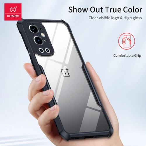 One Plus 9 Pro XUNDD Case Integrated Camera Protection, Military Grade Drop Tested, Slim Clear Back With Shockproof Soft Tpu Bumper Frame Cover