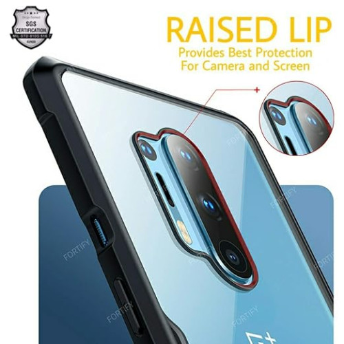 OnePlus 8 Pro XUNDD Case Integrated Camera Protection, Military Grade Drop Tested, Slim Clear Back With Shockproof Soft TPU Bumper Frame Cover