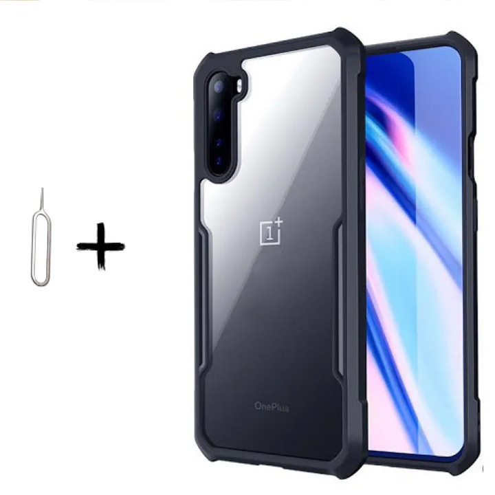 OnePlus Nord /OnePlus 8Nord / OnePlus Z XUNDD Case Integrated Camera Cover, Military Grade Drop Tested, Slim Clear Back With Shockproof Soft TPU Bumper Frame Cover