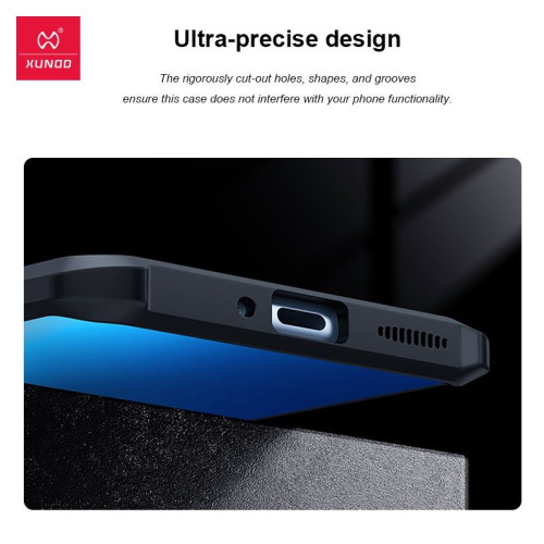 Redmi Mi 12 Pro / Mi 12S XUNDD Case Integrated Camera Protection, Military Grade Drop Tested, Slim Clear Back With Shockproof Soft TPU Bumper Frame Cover