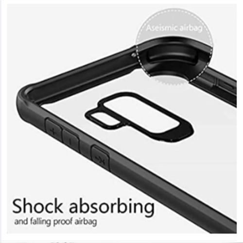 Samsung Galaxy S 9 Plus XUNDD Case Integrated Camera Protection, Military Grade Drop Tested, Slim Clear Back With Shockproof Soft TPU Bumper Frame Cover