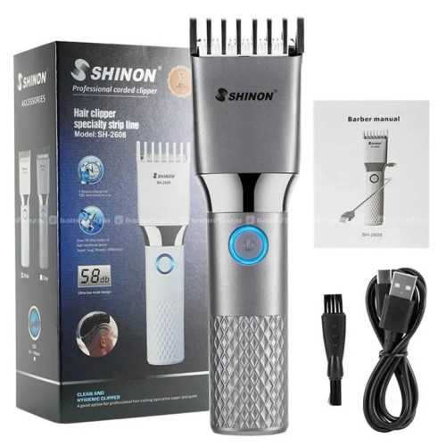 Best selling Shinon brand low noise fast charging Hair Trimmer SH-2608