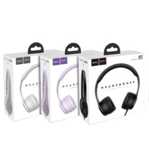 Hoco “W21 Graceful Charm” Headphones  Wired Headset With Mic