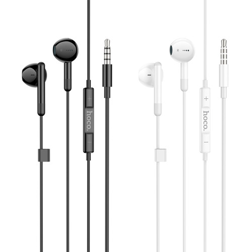 Hoco M93 Wire Controlled Earphone With Mic (Black)