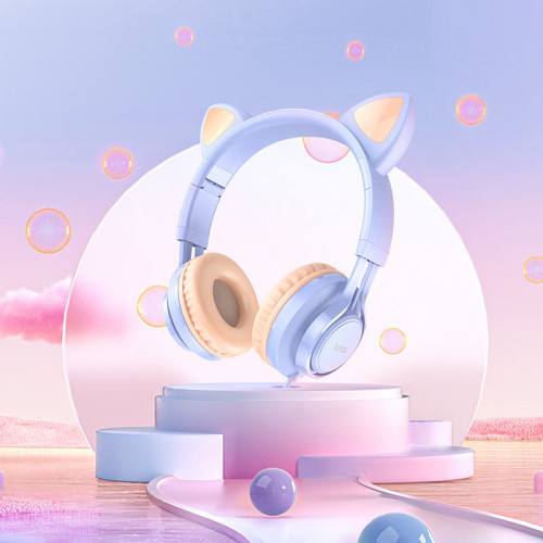 Hoco “W36 Cat Ear”  Headphones With Mic