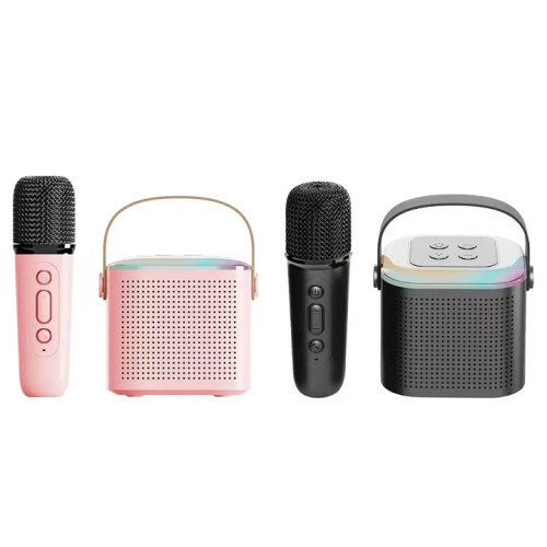 Bluetooth Speaker with Wireless Microphone, Y1 Bass 6W Treble