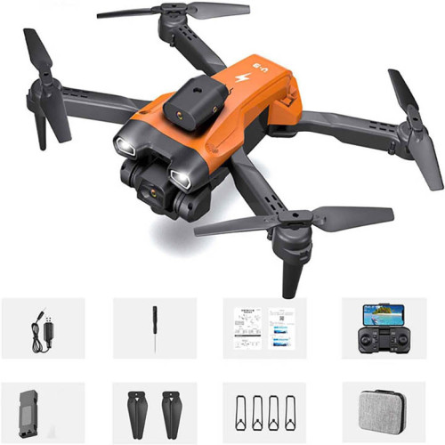 Fpv Drone 1080P Dual Camera 2.4G Wifi Rc Quadcopter Headless Mode, Altitude Hold, Toys Gifts For Kids Adults,  With Camera