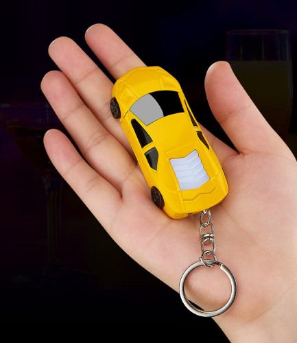 Windproof Torch Turbo Lighter Creative LED Car Jet Butane Gas Inflated Cigar Keychain Lighter Cigarette Green Flame Lighter Gift