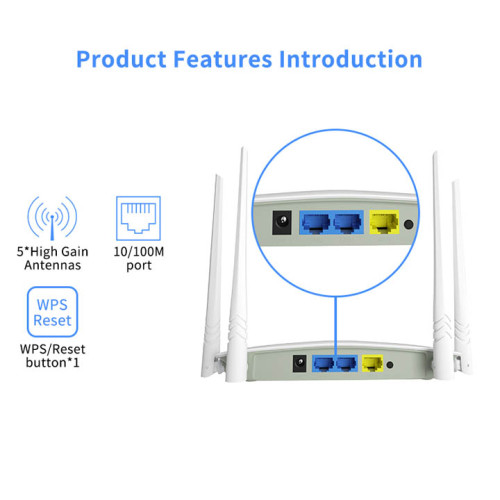 LB-Link BL-WR450H High Gain Smart Wireless DSL AP Client Router 300MBPS WiFi N Router, Repeater, Access Point 4 High Gain Antenna