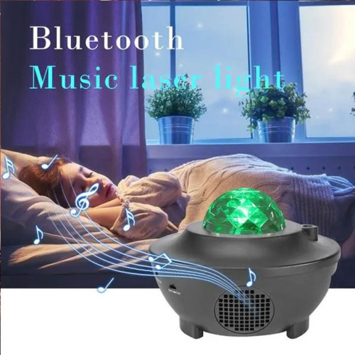 LED Galaxy Projector Light Bluetooth Remote Control Starry Projection Lamp Star Light, Night Light with Mp3