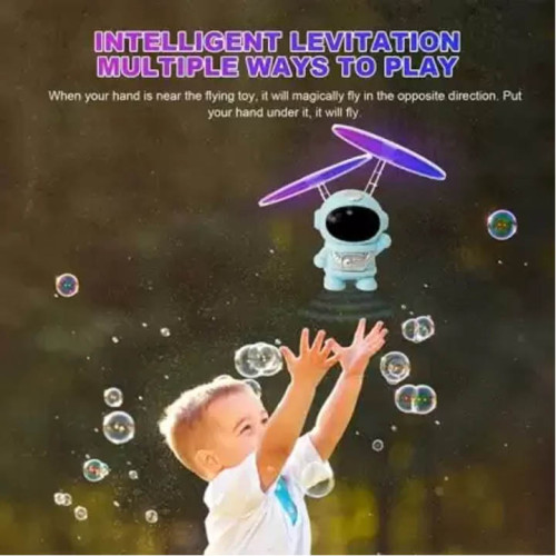 Luminous Mini Helicopter LED Light RC Drone Astronaut Flying Suspended Induction Aircraft Toys Kids Boys Girls Birthday Gift