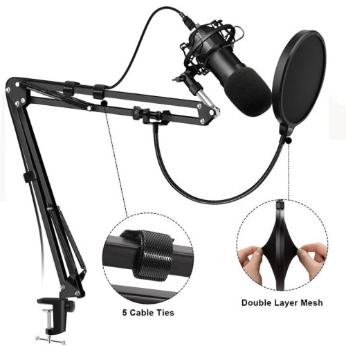 Recording stand microphone, TV & Home Appliances, TV & Entertainment, TV Parts & Accessories on Carousell