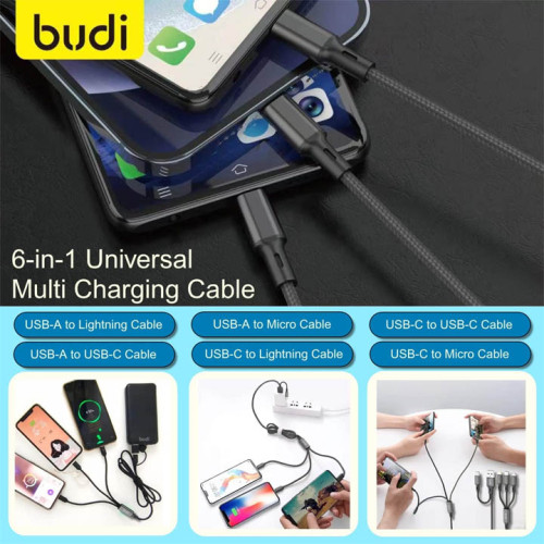 Budi 2 in 1 Data Cable