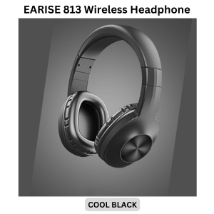 EARISE 813 Bluetooth Headphone Heavy Sound headphone Over the Head-mounted Wireless Headset Stylish Design Comfortable Material - Bluetooth Earphone