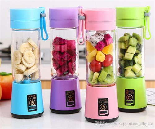 Portable And Rechargeable Battery Juice Blender-Color May Vary