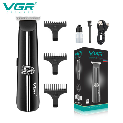 VGR V007 Trimmer Professional Rechargeable Hair Trimmer Electric Cordless Hair Clipper For Men