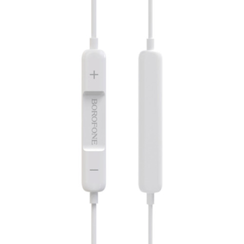 BOROFONE EARPHONES BM32 PLUS ORIGINAL SERIES LIGHTNING PLUG WHITE