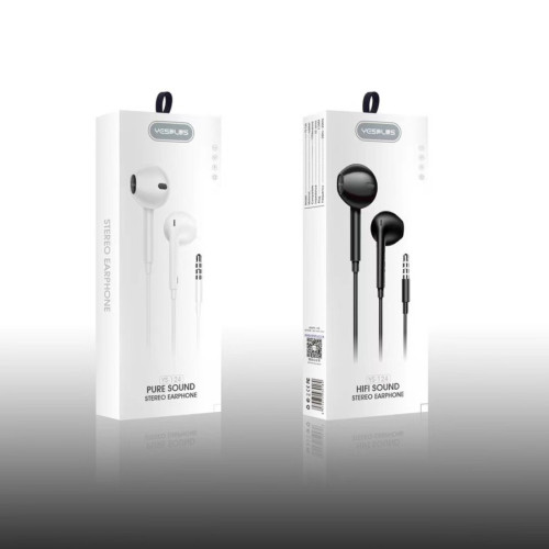 YESPLUS YS-124 Pure Sound Stereo Earphone  HIFI Audio Music 3.5mm