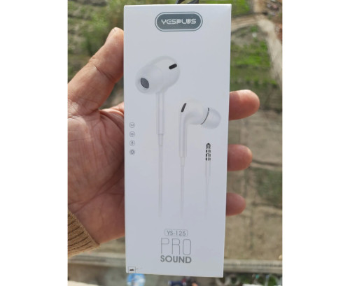 YESPLUS YS-125 PRO Sound Earphone  HIFI Audio Music 3.5mm  Super Bass  Subwoofer  Digital Noise Canceling