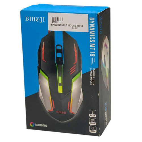 Dynamic MT18 Pro Gaming Mouse Specially For Pubg Lovers / Counterstrike / Call Of Duty