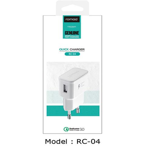 Romaa RC 04 Genuine Fast Charger (Type C)