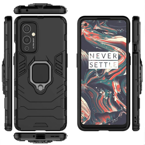 OnePlus 9 Armor Integration Camera protection, Support Magnetic Car Mounts, Stylish Dual Layer Hard PC Back Cover