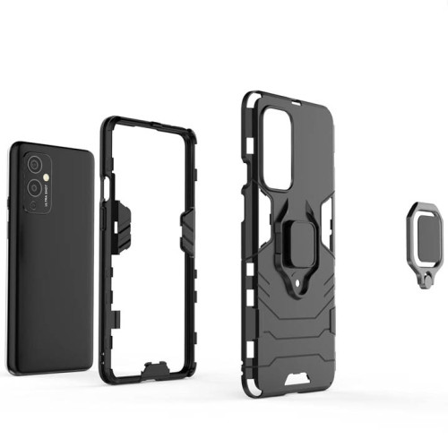 OnePlus 9 Armor Integration Camera protection, Support Magnetic Car Mounts, Stylish Dual Layer Hard PC Back Cover