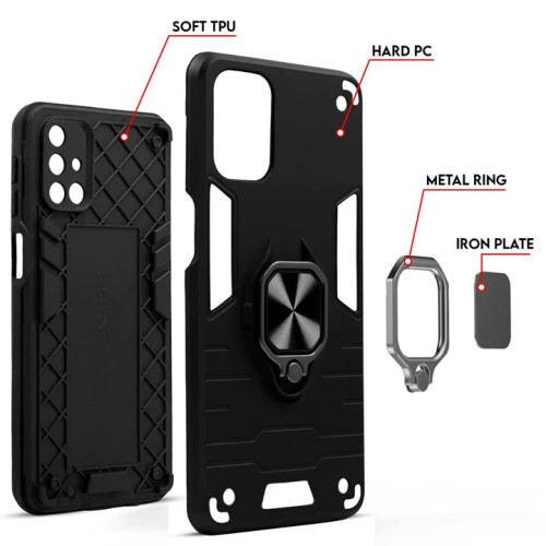 OnePlus Nord CE 3 Armor Integration Camera protection, Support Magnetic Car Mounts, Stylish Dual Layer Hard PC Back Cover