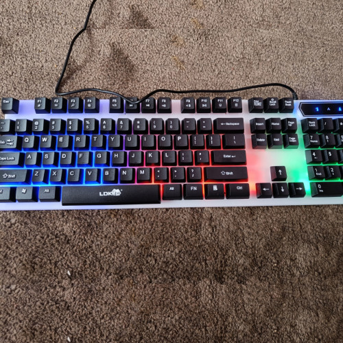 LDK.ai R-260 Mechanical RGB Backlit Gaming Waterproof Mechanical Keyboard