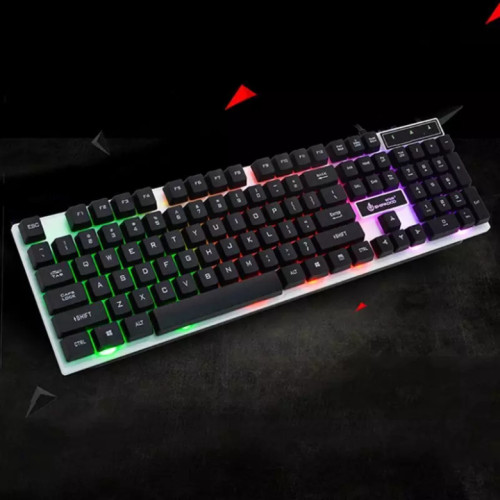 MILANG K6 Mechanical Technology Professional Razer Polychromatic RGB Backlit Gaming Waterproof Mechanical Keyboard