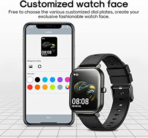 Joyroom JR-FT1 Pro Smartwatch Fitness Tracker with 24/7 Heart Rate Monitor IP68 Waterproof 1.6" Large Touch Screen For iPhone And Android