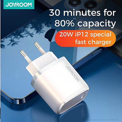 JOYROOM NRT-DY139E 20w PD charger 5V-3A9V-2.22A high quality charger for iphone