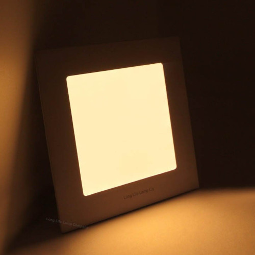 6 Watt LED Side Green Square Panel Light Ceiling 3D Effect Lighting