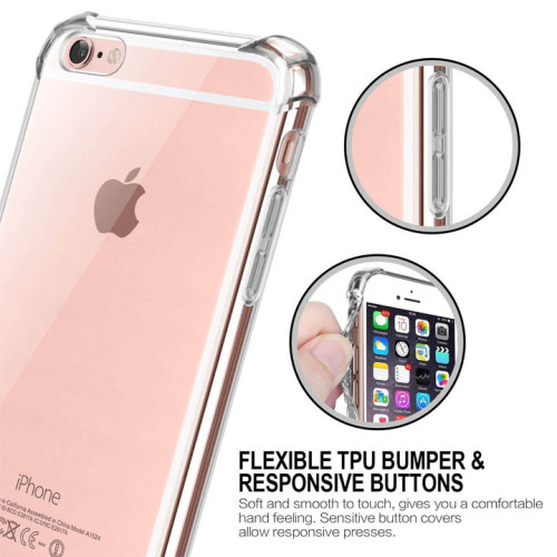 Iphone 6Plus-6S Plus Integration Camera Protection, Crystal Clear Transparent Cover Case