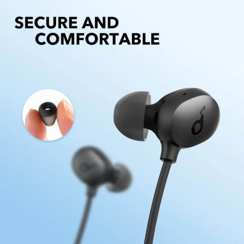 Soundcore By Anker R500 Fast Charging In Ear Neckband with 20 Hours Playtime Bluetooth Headset (Blue, in The Ear)