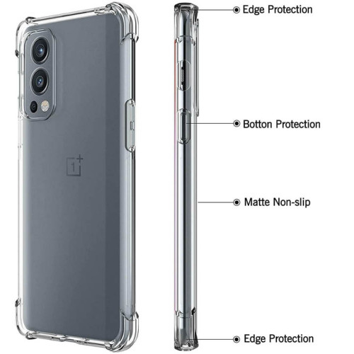 Oneplus Nord 2 5G Integration Camera Protection, Crystal Clear Transparent Cover Case