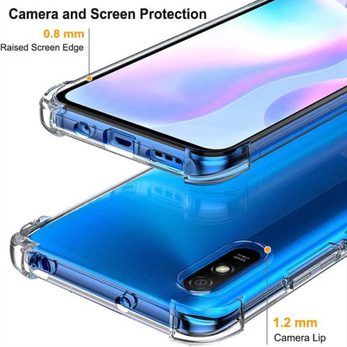 Redmi 9A Redmi 9I-Redmi 9AT Integration Camera Protection, Crystal Clear Transparent Cover Case